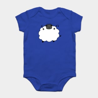 Dancing Headphones Sheep Baby Bodysuit